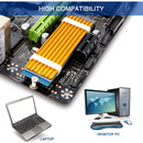 Disipador De Calor 70x22x3mm Para Ssd M.2 Con Pegante