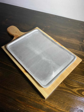 Tablas Churrásqueras Por 4 Unidades, Madera Y Aluminio