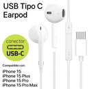 Auriculares Manos Libres Usb-c Tipo C Compatible iPhone 15