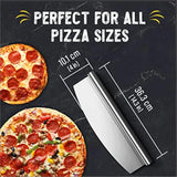 Cortador De Pizza De Chef A Cuadros, Cuchilla Afilada