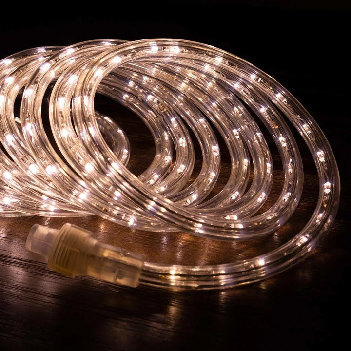 Cuerda Luces Navideñas Led West Ivory Largo 50 Pies Ancho