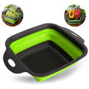 Escurridor Colador De Silicona Plegable Para Verduras