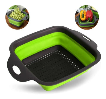 Escurridor Colador De Silicona Plegable Para Verduras