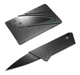 Camping Cuchillo Navaja Portátil Delgada Tarjeta