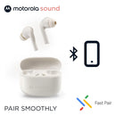 Auricular In Ear Motorola Buds 065 Bt 5.0 Blanco