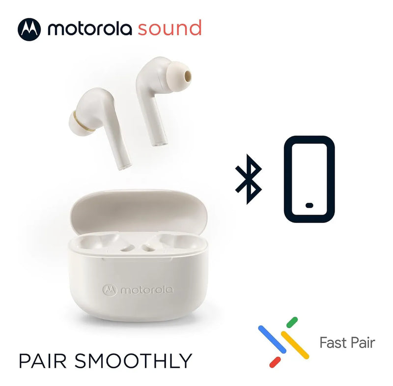Auricular In Ear Motorola Buds 065 Bt 5.0 Blanco
