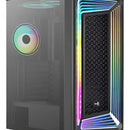 Chasis Gabinete Gamer Aerocool Interstellar + Rgb 5 Fans Color Negro