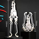 Alicate Multiherramienta Electricista Plegable Multiusos18-1 - Negro