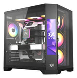 Gabnete Xyz Neutron Black 4fans A-rgb 120mm Controlador Dual Blanco