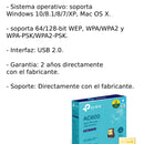 Adaptador De Red Tp-link Wifi Usb Banda Dual Archer T2u Nano Negro