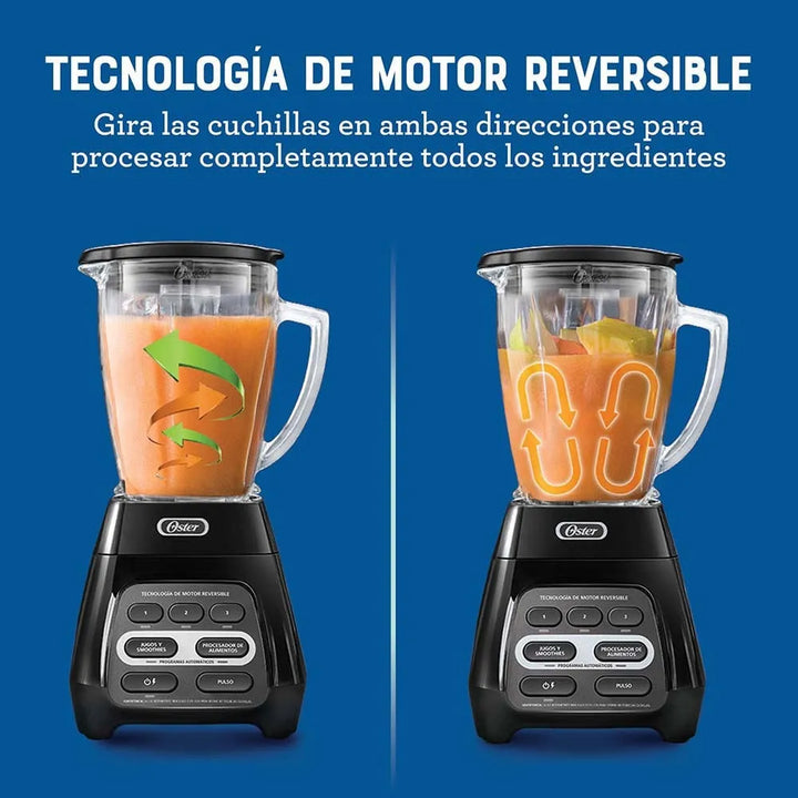 Licuadora Oster Con Programas Automáticos Y Tecnología Reve Color Negro