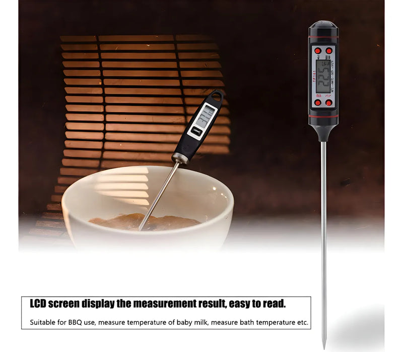 Termómetro culinario digital para cocina, pincho para alimentos, Tp101