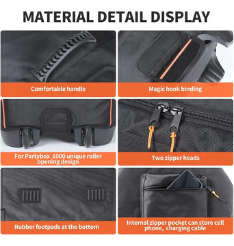 Bolsa Resistente Para Bocina Jbl Partybox 1000, Portátil