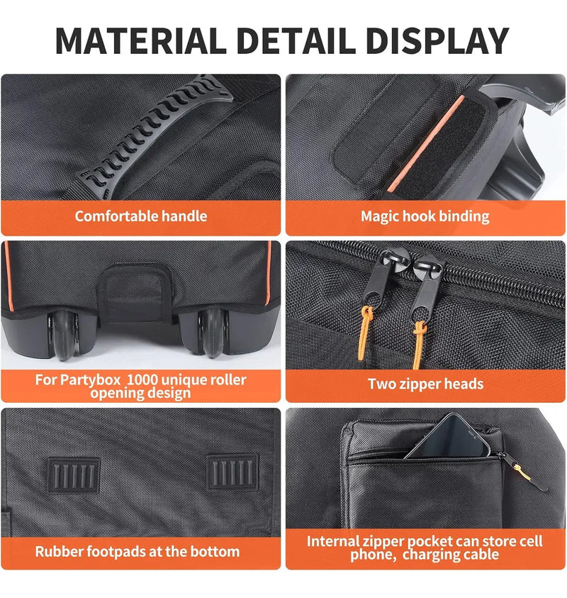 Bolsa Resistente Para Bocina Jbl Partybox 1000, Portátil