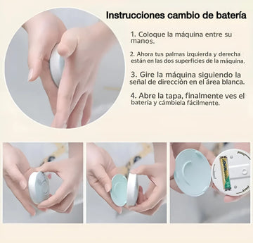 Lima Electrica Bebe Cortauñas Suave Y Segura Cuidado Infanti Agua