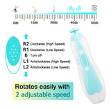 Yostyle Ausein Lima De Uñas Bebe Eléctrica Cortaúñas Pulidor Set De Manicura Y Pedicura