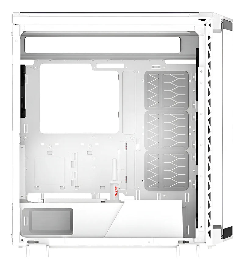 Xpg Gabinete Gamer Battlecruiser Ii St E-atx 4 Fan Argb Cristal Templado Blanco Battlecruiseriist-whcww