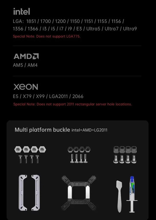 Cooler Disipador Para Intel - Amd Ventilador 120mm Snowman Negro