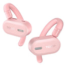 TOZO O2 OpenBuds Auriculares Inalámbricos Comodidad y Estilo para Cada Ocasión Color Rosado