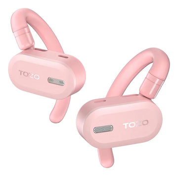 TOZO O2 OpenBuds Auriculares Inalámbricos Comodidad y Estilo para Cada Ocasión Color Rosado