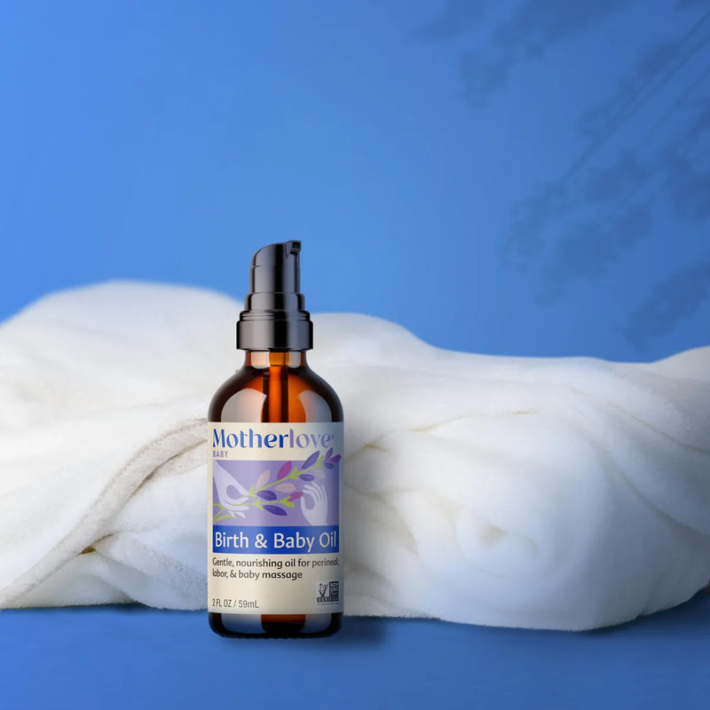 Motherlove Birth & Baby Oil (2 Onzas) Aceite Suave Con Infu.