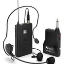 Fifine K037b con micrófono de solapa y auriculares de color negro