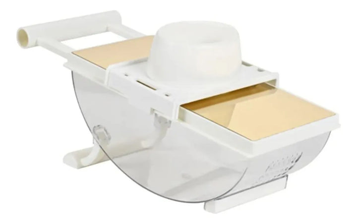 Mandolina Cortador Verduras Rallador Queso Papas Espiral Blanco