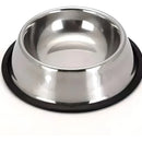 Plato Comedero Gato / Perro Acero Inox. 12.5 Cmts Diametro Color Plata