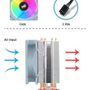 Disipador Cpu Aigo Ice400se Rgb Lga/1151/1155/am3/am4/am5