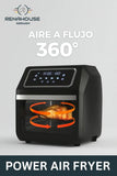Freidora Horno De Aire 12 L Renahouse Rh-97 Pantalla Tactil Negro