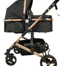 Coche Bebe Moisés Happy Baby Fj Color Negro