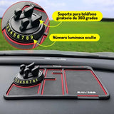 Soporte Celular Carro Alfombrilla Antideslizante Teléfono Negro