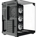 Chasis Gamer Iceberg Crystal Cube S Black 6 Fans Argb