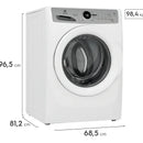 Lavadora Electrolux carga frontal 21Kg Inverter blanca ELFW7337AW