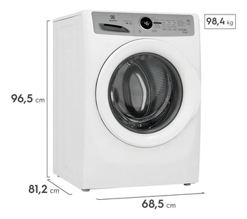 Lavadora Electrolux carga frontal 21Kg Inverter blanca ELFW7337AW