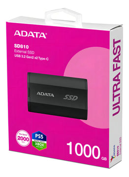 Unidad Ssd Usb-c|usb3.2 1tb Adata Sd810 Black Color Negro