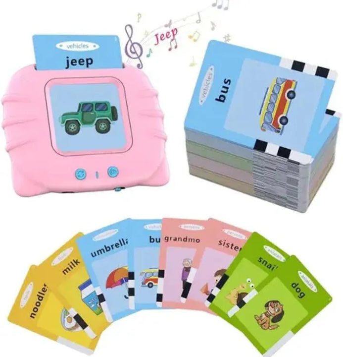 Lector Tarjetas Interactivas Educación Temprana Español-ingl Azul, Rosa