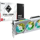 Tarjeta De Video Amd Asrock Steel Legend Oc Edition Radeon Rx 90 Series Rx 9060 Xt Rx9060xt-sl-16go Triple Fan Rgb 16 Gb Gddr6
