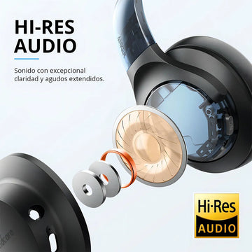 Fone de ouvido over-ear sem fio Soundcore Life Series Life Q20 A3025 black