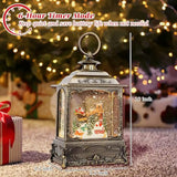 Snow Globe Musical Navideño Con Temporizador Y Luz Led