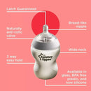 Tetero Tommee Tippee Closer To Nature 9 Oz Blanco Liso