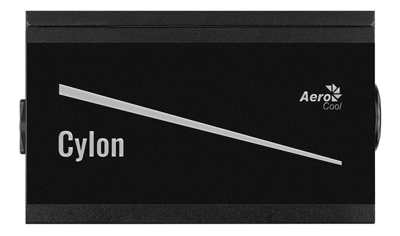 Fuente De Poder Aerocool Cylon Rgb 600w Oem 80+ Bronce Oem Black