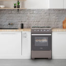 Estufa Romero Mixta Haceb 50 Cms Gas Natural Plata