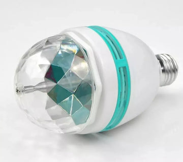 Bombillo Rotativo De Colores Bola Navideña Giratoria Luces