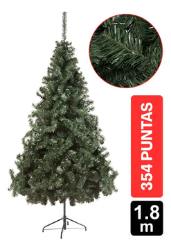 Árbol Andino 2.00m Navideño Para Decoración Muñecos Luces Verde