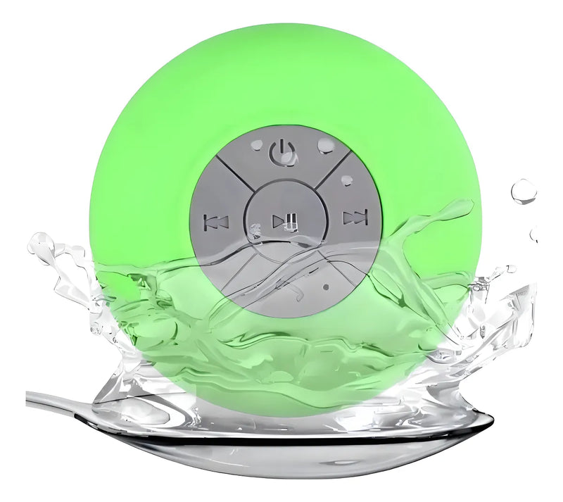 Parlante Alta Voz Recargable Ducha Bluetooth Resiste Agua Color Fucsia