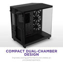 Nzxt H6 Flow | Cc-h61fb-01 | Caja Compacta De Flujo De Aire Black