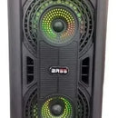 Parlante Bluetooth Portátil Cabina Sonido Fm Usb Micrófono Negro