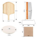 Juego De 5 Piedras Redondas Para Pizza, 13 Piedras Para Pizz