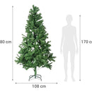 Arbolito De Navideño 712 Ramas 180cm Pvc Decoración Navidad Verde
